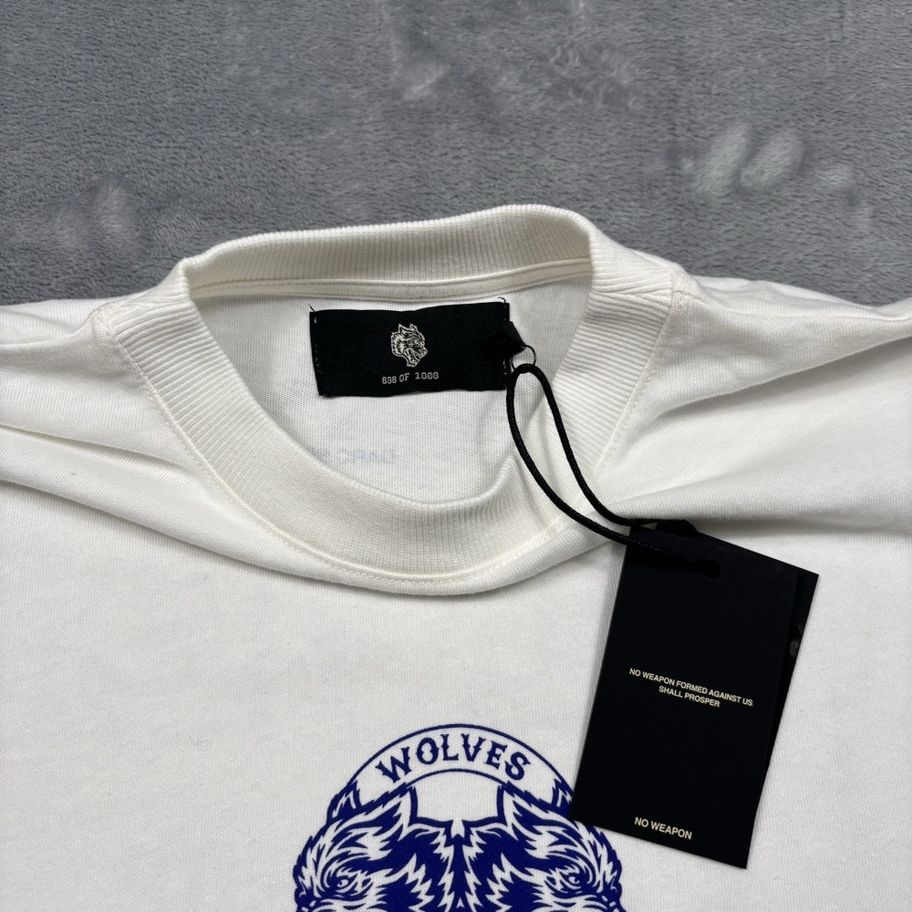 Darc Sport Grim Flash Premium Gym Tshirt Cream Men's Size Medium NWT - Picture 3 of 8